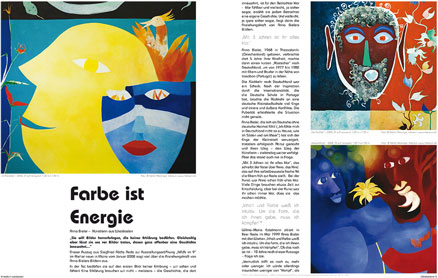 Article from the WIESBADENER 01/2009 - Title: Color is Energy